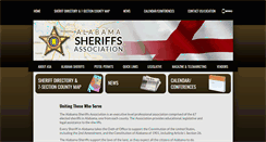Desktop Screenshot of alabamasheriffs.com