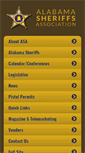 Mobile Screenshot of alabamasheriffs.com
